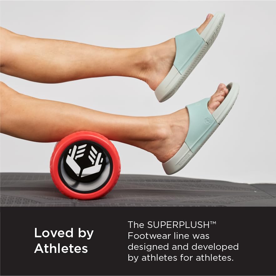 ROLL Recovery Women's Sports Recovery Flip Flops | Helps Relieve Pressure on Achilles Tendon and Plantar Fasciitis SUPERPLUSH4