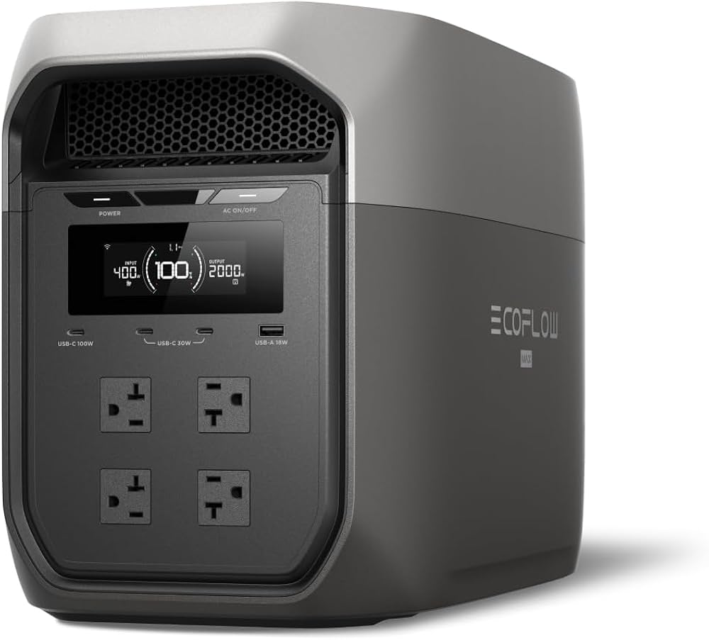 EcoFlow ポータブル電源 DELTA 3 Max Amazon.co.jp: EcoFlow ポータブル電源 DELTA 3 Max 2048Wh 大容量