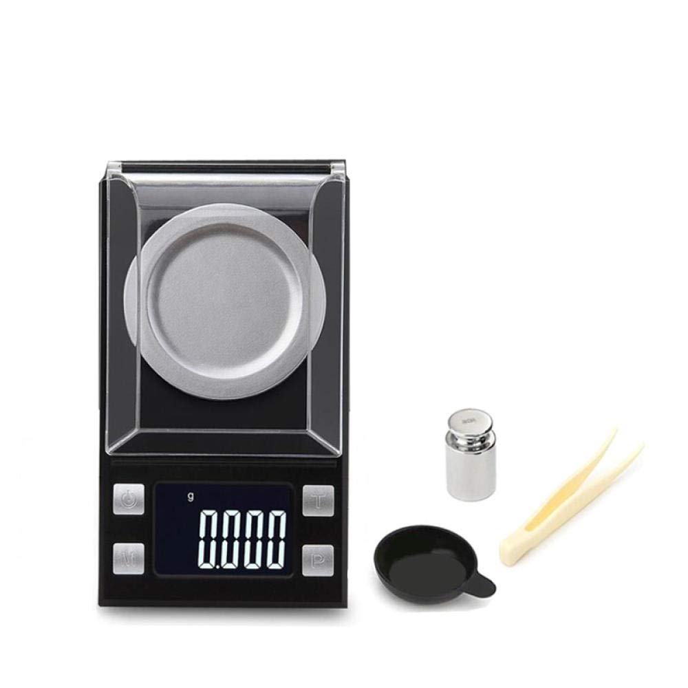 500g/100g/50g/20g/10g 0.001g/0.01g Kitchen Digital Scales Electronic Balance Scales Jewelry Medicinal Lab Weight Milligram Pocket Scale 1PCS-[100gx0.001g-A]