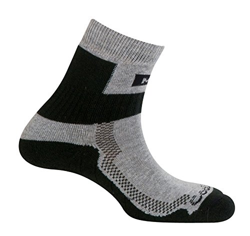 Mund Socks Calcetín Nordic Walking Coolmaxu00ae sin Costuras (Negro, EU 46-49)