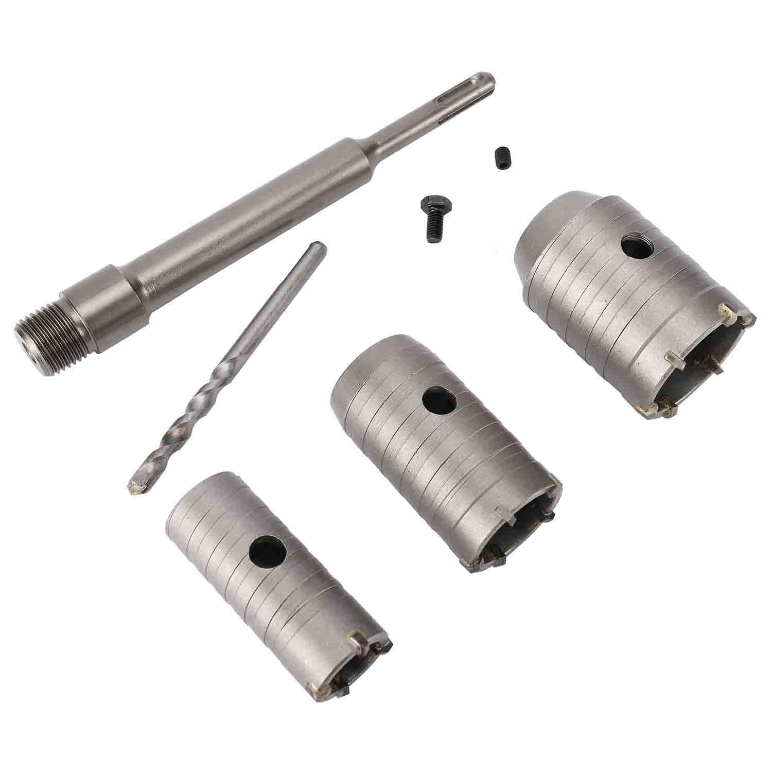 UPTODATETOOLS Carbide Steel Wall Hole Saw Shank Hole Saw Cutter Concrete Wall Drill Bit 200mm Connecting Rod,30mm 40mm 50mm Concrete Wall Hole Saw (B0D477TQJ7) Amazon Price History, Amazon Price Tracker