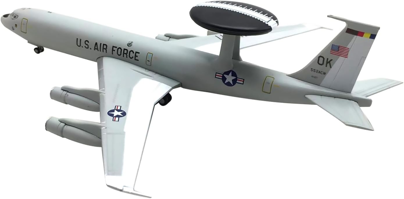 ARCADORA E-3 Sentry US 1/200 Scale Diecast Fighter Simulation Alloy Aircraft Model
