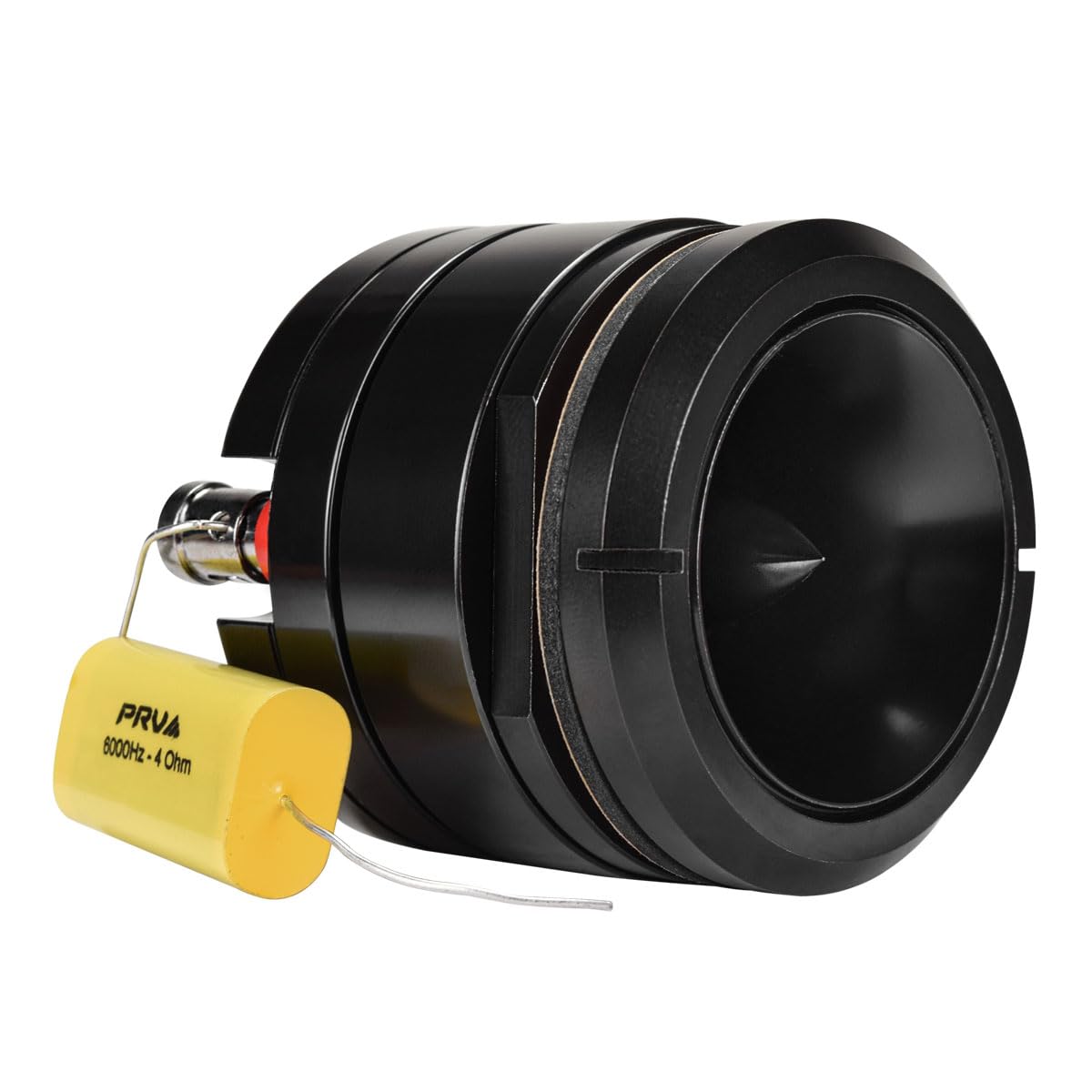 PRV Motorcycle Bullet Tweeter 2.25" Short Horn 120 Watts 4 Ohm MT2.2TWB-4 Black Neodymium Magnet High SPL Competition - Flush Mount Compact Design -