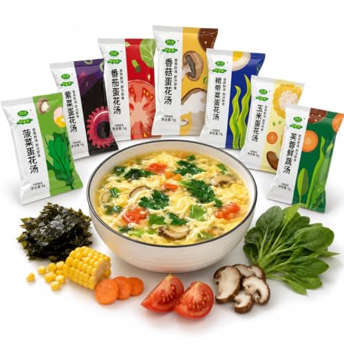 Soupes instantanées pack de 35 sachets pour calmer une faim tardive efficacement