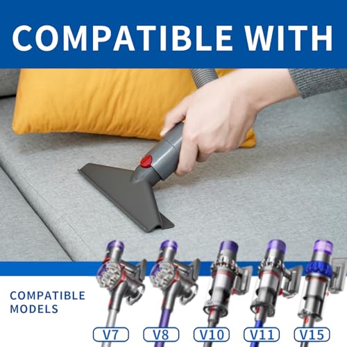 Image of Mattress Tool Kit with Extension Hose and Quick Release Button Compatible with Dyson V7 V8 V10 V11 V15 Cordless Vacuums