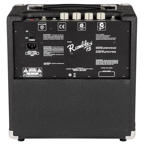Image of Fender Rumble 15 Bass Amplifier, 15-Watt Combo Amp for Bass Guitar, Model 2370104900
