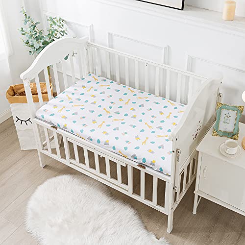 Jungle Elephant Crib Bedding Set Of 3 - Quilt, Crib Sheet, Changing Pad Cover: Safari Hippo Bear Giraffe Set, Baby Comforter Sets For Boys, Baby Nursery Comforter, Crib Sets For Girls By Soul And Lane #TOP2