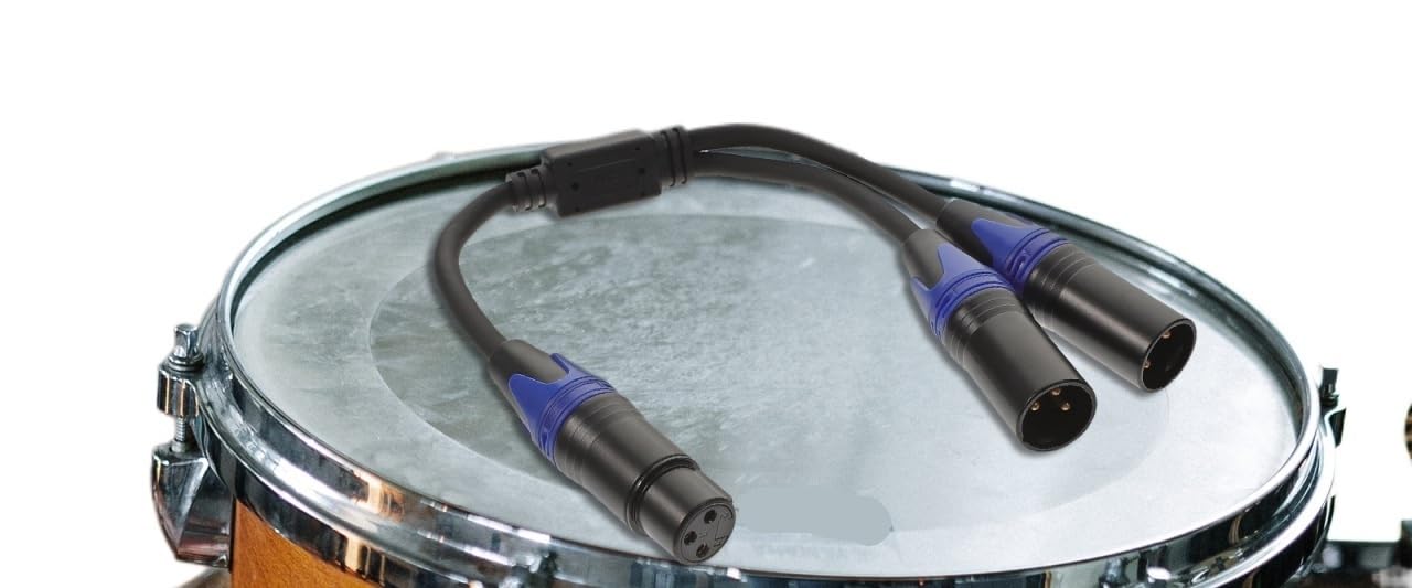 Kabel audio XLR 3-pinowe kable mikrofonowe męski żeński rozdzielacz kabel krosowy rozdzielacz XLR sprzęt studyjny hi/*gh FID/*elity