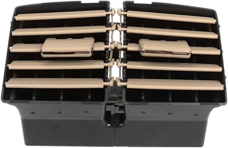 Automotive Air Conditioning Vents 1648300454 Car Interior Rear Air Conditioner Ac Vent Grille Outlet Assembly Fit for Mercedes Benz W164 ML GL 300 350 450 500 Nice-Looking(Beige-1)