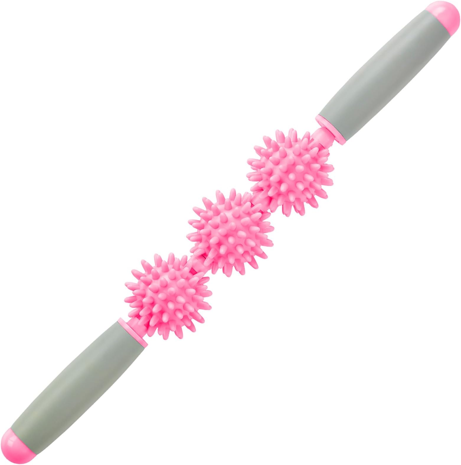 Coolife Fascia Muscle Roller - Cellulite Massager - Fascia Roller for Cellulite and Sore Muscles - Neck, Leg, Back, Body Deep Tissue Massage Stick Tools - 3 Balls Size Version