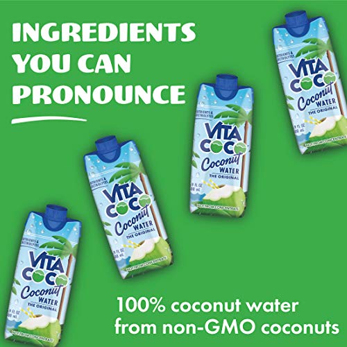 Vita Coco - Pure Coconut Water (500ml x 12) - Naturally Hydrating - Packed With Electrolytes - Gluten Free - Full Of Vitamin C & Potassium - Thumbnail 3
