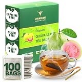 VINAREEN Premium Guava Leaf Tea - 100 Tea Bags - Made from 100% Natural Guava Leaves - Te De Hojas De Guayaba - Supports Digestion & Wellness - Caffeine Free, Sugar Free, Vegan, Non-GMO, No Additives.
