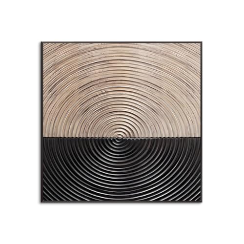 アートパネル 樹木 自然 正方形 大型 アートフレーム 絵画 キャンバス 額付き パネルアート ポップアート モダンアート 壁掛け インテリア 装飾 アルミ合金枠きの完成品 (50x50cm(20x20in),H)