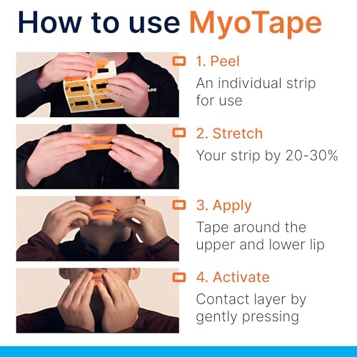 myotape - sleep tape for adults - 90 nights - reduce snoring - improve sleep - promote nasal breathing - menwomenunisex