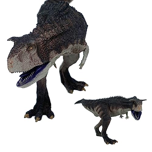 gemini&genius Dinosaur Toys Carnotaurus with Moveable Jaw, Realistic Sculpting Camp Cretaceous Dinosarur Action Figure, Birthday Cake Topper, Family Party Gifts for Kids Age 4 Years & Up