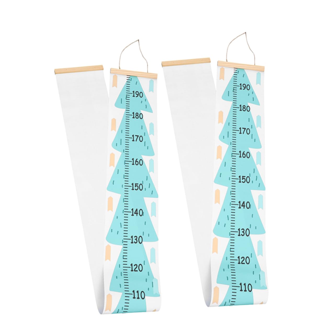 UPKOCH 2pcs Height Growth Chart Wall Decor Durable Measurement Ruler for Modern Minimalist Design for Nursery Playroom Photography Friendly Decor