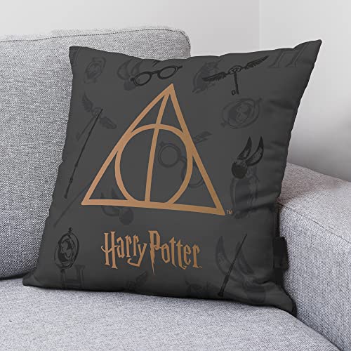 Belum Harry Potter Cushion Cover with Filling Size 45 x 45 cm Deathly Hallows A