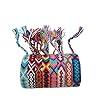 Tangser Nepal Woven Friendship Bracelets with a Sliding Knot Closure for Women, Kids, Girls, VSCO Girl and Men – Adjustable - Mix Color Random（Pack of 12）