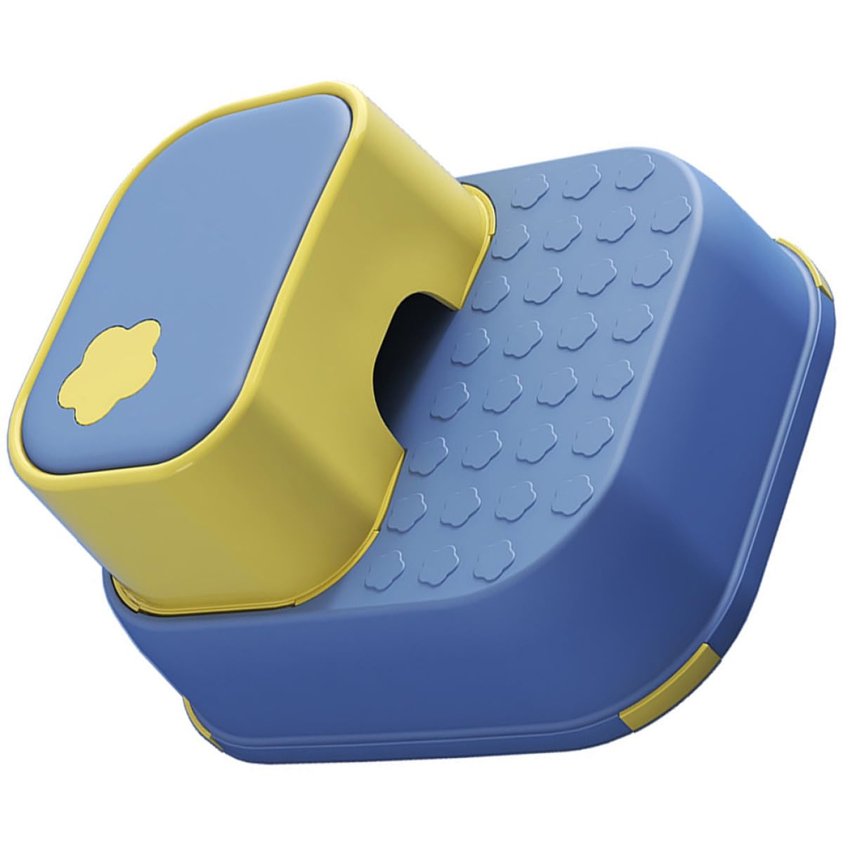 Taburete para Niños de Material PP, Resistente y Ligero, Diseño Práctico y Forma Redonda, Adecuado para Uso Diario como Escalón o Reposapiés en Baño y Vestidor