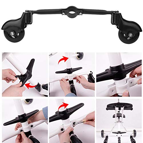 Roda auxiliar do carrinho de bebê, roda auxiliar, não é fácil de danificar removível para carrinho d