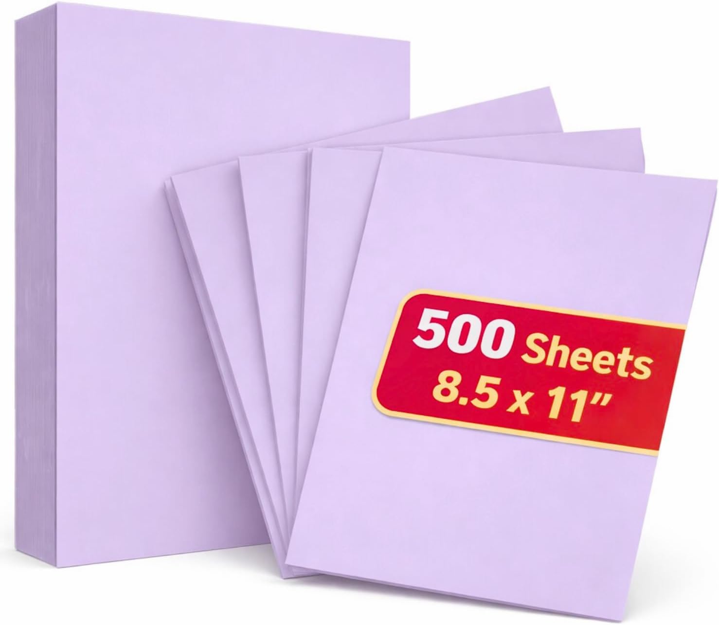 1InTheOffice Lilac Colored Copy Paper, Crafting & Office, 8.5 x 11", 20 lb, 500 Sheets