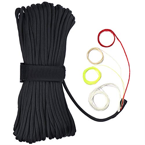 WILDAIR Survival Paracord Parachute Fire Cord Survival Ropes 4-in-1 25Ft 5/32" Diameter U.S