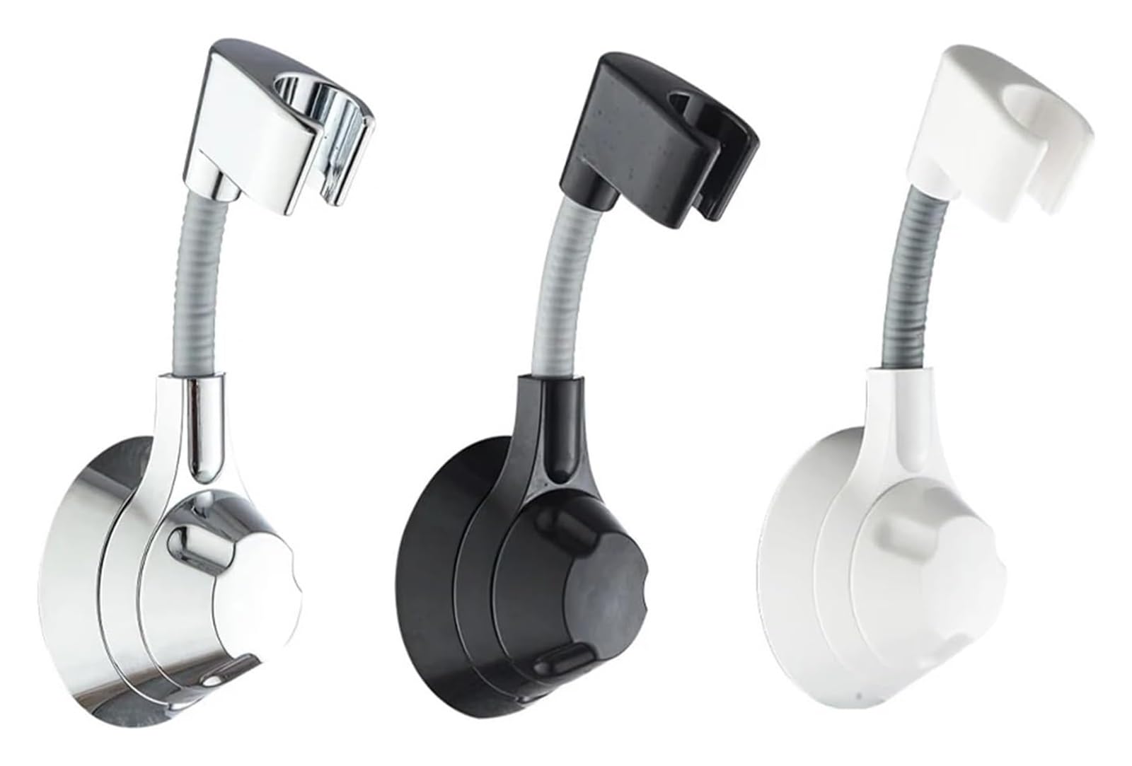 Duschkopfhalterung, Saugnapf Verstellbare Düse Handheld Punch-Multi Winkel Rotation Halterung Halterung