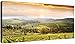 Canvashop Quadri moderni Soggiorno cm 100x50 Stampa su tela da parete Quadro paesaggio Toscana Natura Vigna Tramonto