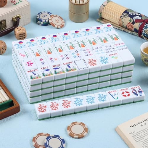Arrowbash Mini Mahjong 160 piezas 1.2 pulg miniatura 5