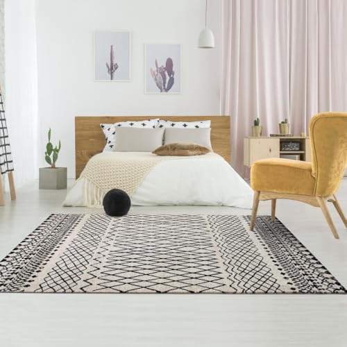 Tapis Berbère LYN8 MABAL 160x230 Beige Chauffage Sol UN AMOUR DE TAPIS