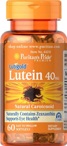 Puritan's Pride Lutein 40 mg 60 Softgels 44251
