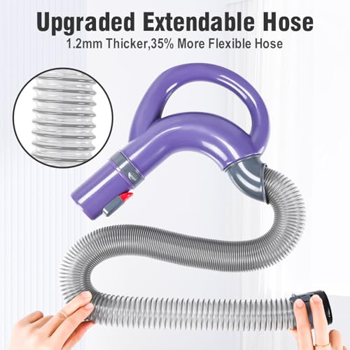 Image of Sealegend Replacement Hose Handle for Shark Rotator Lift-Away Vacuums Compatiable for Models NV350,NV351,NV352,NV355, NV356,Vacuum Cleaner Replace Parts Purple