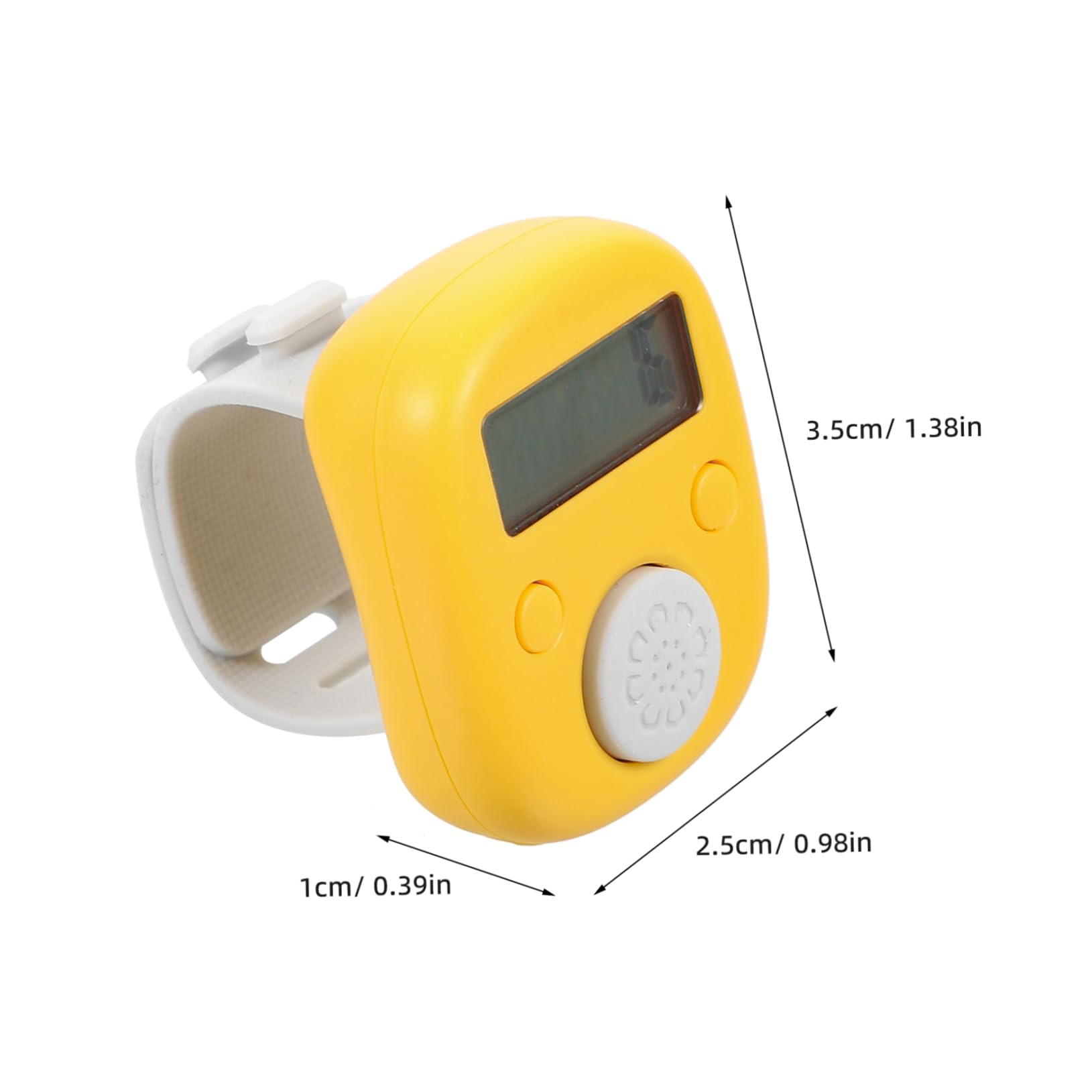 YARNOW Stitch Counters for Knitters Compact Electronic Tally Counter Ring Night Light Display for Dark Environments