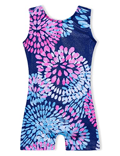 Image of Domusgo Gymnastics Leotards for Girls Sparkly One Piece Biketard Size 1-10Y