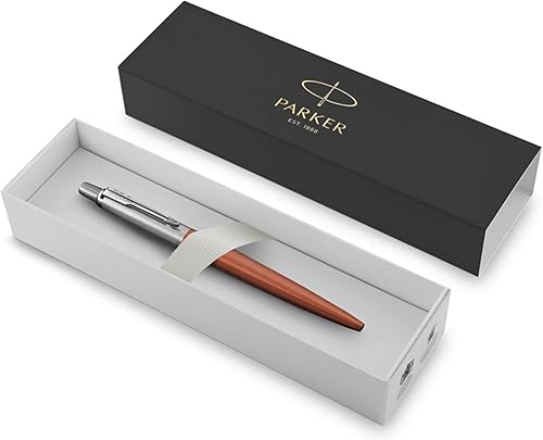 Miniatura 3 de Bolígrafo de calle Parker Jotter Bond personalizado + caja de regalo  Diseña un regalo verdaderamente único  Grabado con láser - Naranja