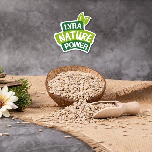Lyra Pet® | 25 kg Sonnenblumenkerne Geschält | Wildvogelfutter Ganzjährig | Ideal für Jungtiere | Vogelfutter für Wildvögel | Wertvolles Streufutter | Energiespender ohne Schale | Sommer und Winter