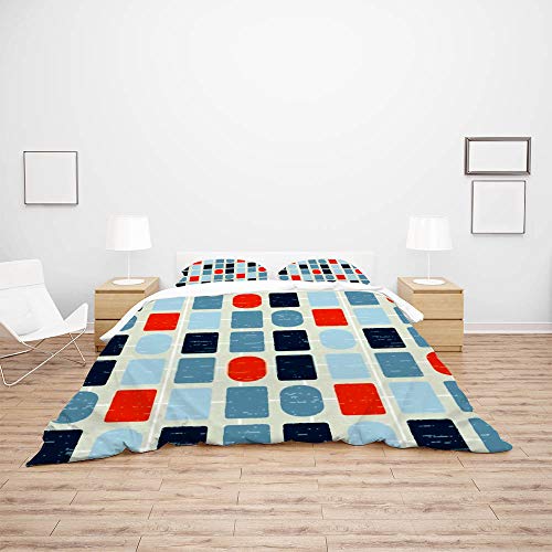 Housse de couette douce sans repassage pour lit Long Twin avec ses 2 taies d'oreiller - 4