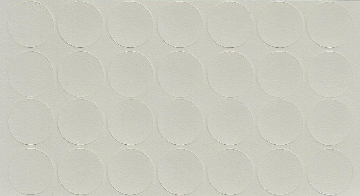 Cashmere 2 20mm Self-Adhesive Furniture Screw Hole Cover Caps 28 Pcs, Acrylic, Durable, Thin, Perfect for Shelves, Camlock, Confirmates, Egger Compatible