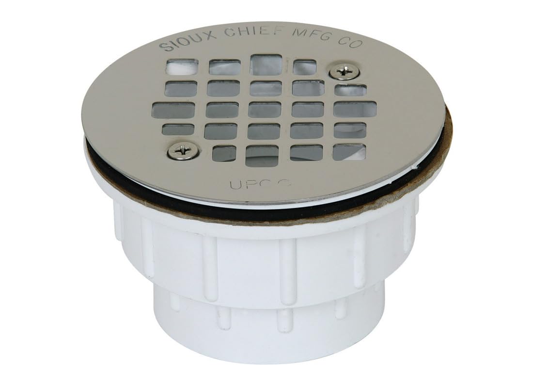 Sioux Chief 2 in. Dia. PVC Shower Drain