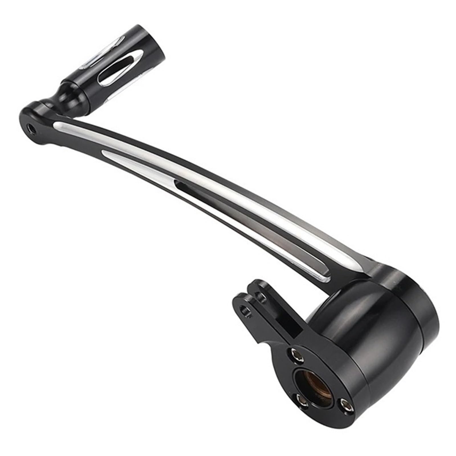 Dyxylkyhx Black 19Mm Motorcycle Shift Shifter Motorcycle Brake Lever Pedal Peg 19Mm/16Mm For Touring For Road King Street For Electra Glide Cvo Trike 2008-2019 Accessories