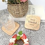 Yilousy Grandad, Grandad Gifts Coaster Gifts for Grandad, Best Grandad Gifts Presents, Present for Grandad, for Grandad, Grandad Birthday Gifts - Image 3