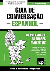 Capa de Guia de Conversação Português-Espanhol e dicionário conciso 1500 palavras