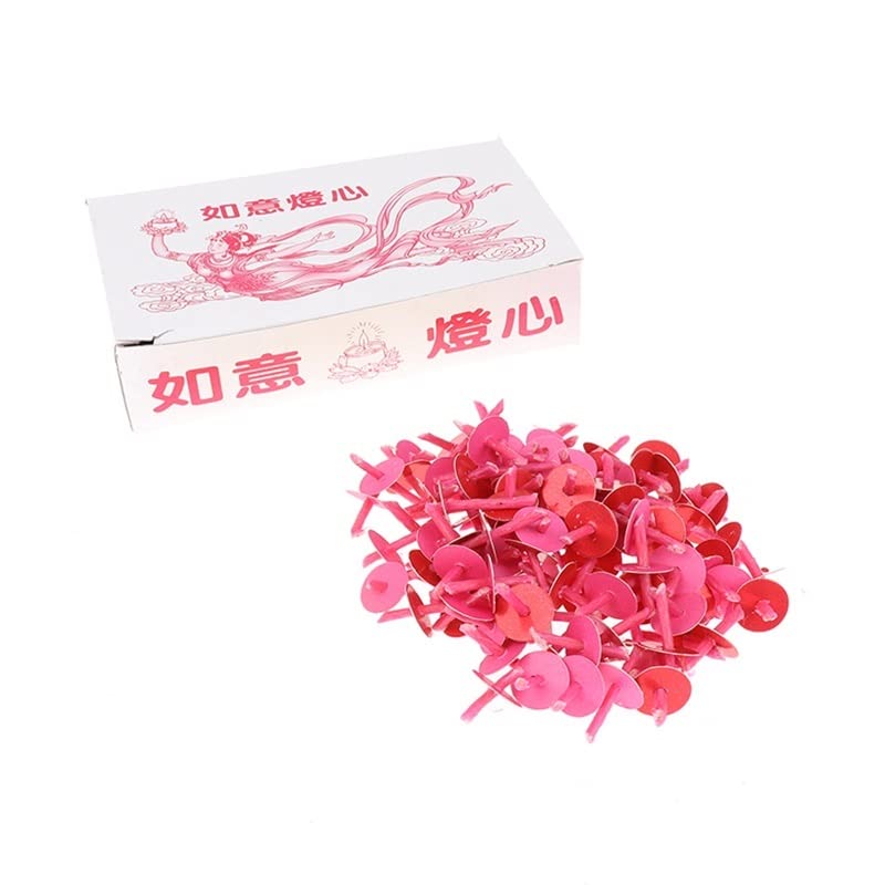 120 piezas de pabilos para velas rojo miniatura 5