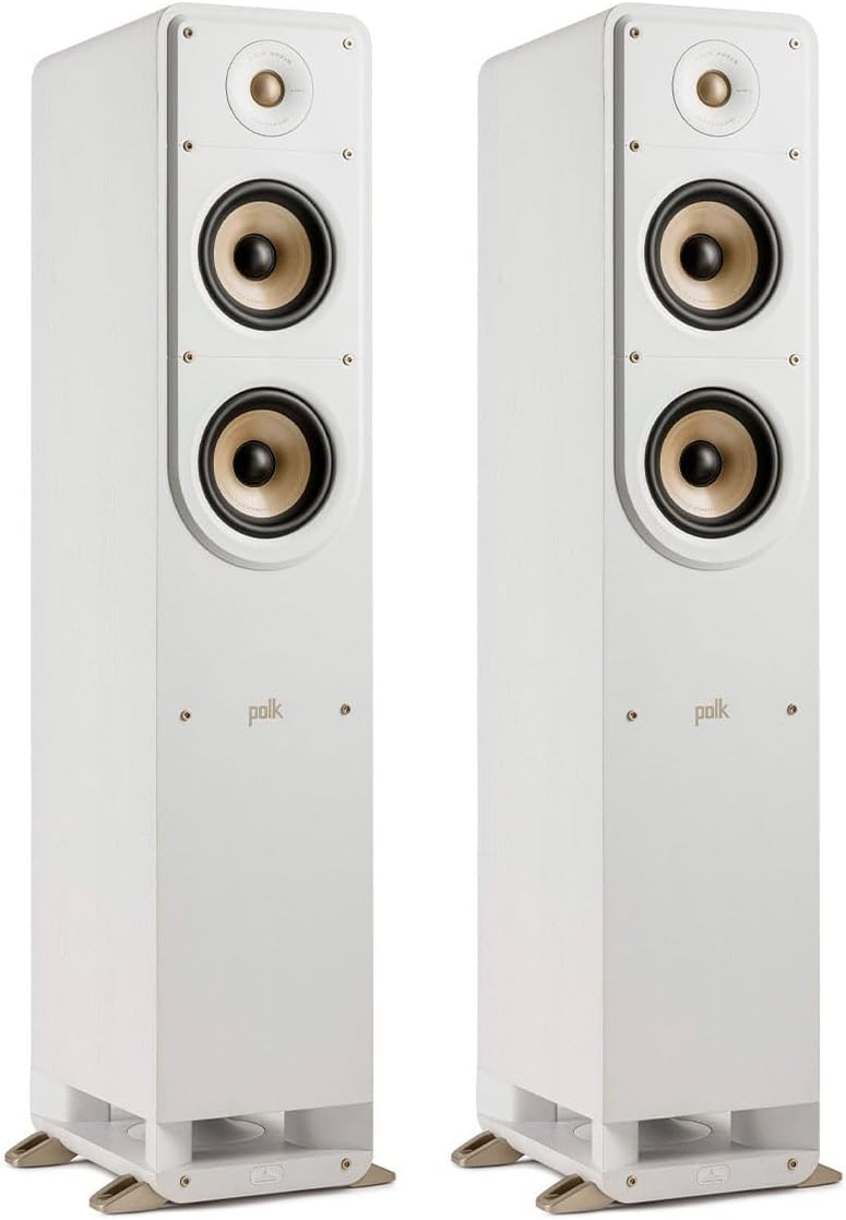 Polk Audio Signature Elite ES50 Hi-Fi Home Theater Floorstanding Speakers - Pair (White)