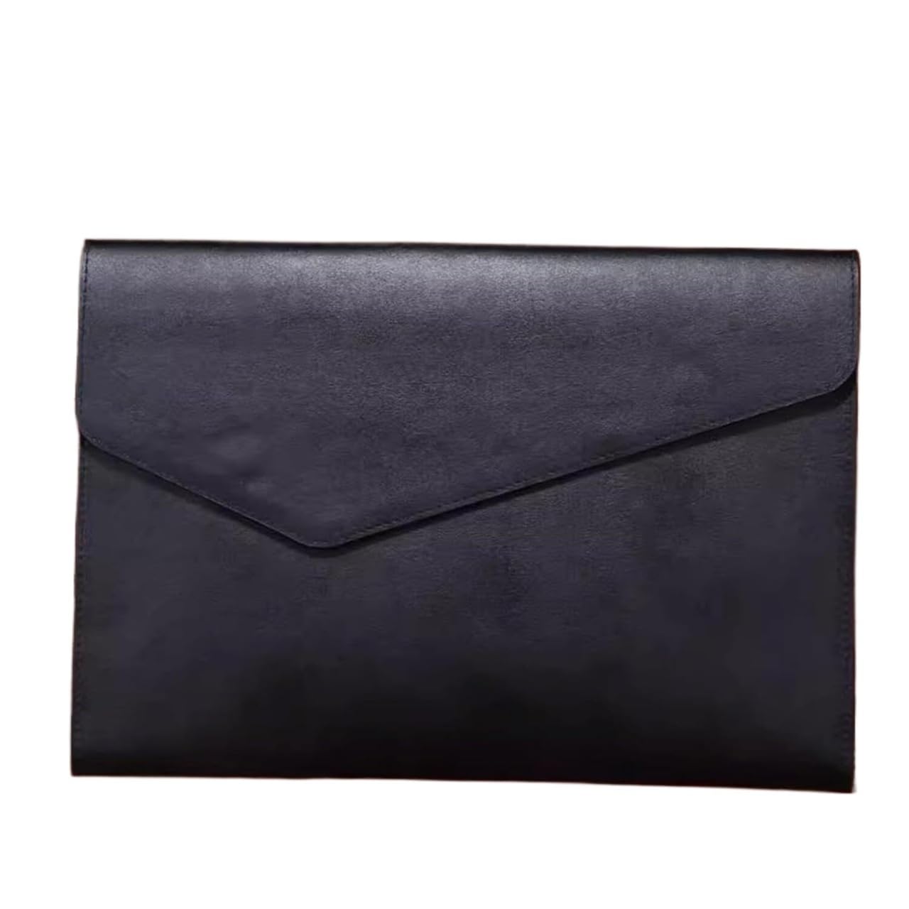 Skórzany organizer na dokumenty A4, koperta, teczka, wielokolorowy, 33x23x2,5 cm(Black)