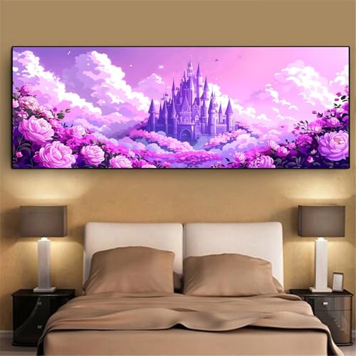 Broderie diamant kit complet fleur 40x120cm Mefooge - 2