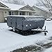 GEARFLAG Pop-up Folding Camper Cover Fits 18'-22' with Reinforced Windproof Side-Straps Anti-UV Water-Resistance Heavy Duty Triple Layers for Trailer RV (Fits 18' - 22')