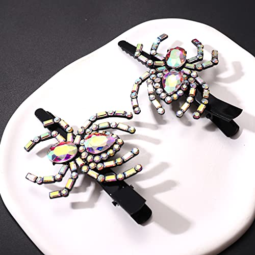 Halloween Hair Clips Gothic Large Red Spider Alligator Duckbill Hair Pins For Women Halloween Hair Accessory Cosplay Costume Party Hair Pieces #TOP2