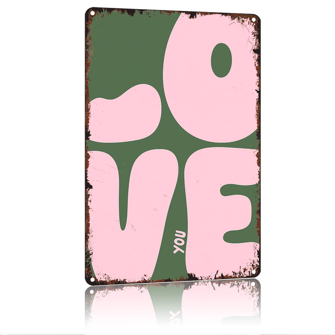 peiyeety Love You Funny 8x12 Inch Aluminum Vintage Metal Tin Signs-For Living Room Kitchen Bedroom Patio Porch Men'S Nest Wall Decor