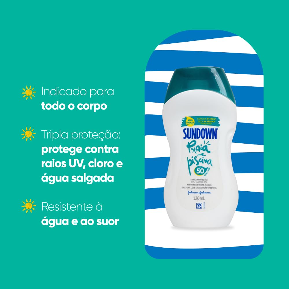 Johnson’s Sundown Protetor Solar Corpo E Rosto Praia E Piscina Fps 50 350Ml em promoção! Veja a oferta e mais achadinhos de Proteção Solar Corporal 9 Hoje é o melhor dia para comprar Johnson’s Sundown Protetor Solar Corpo E Rosto Praia E Piscina Fps 50 350Ml com aquele preço maroto! Promoção! Aproveite a oferta! 9